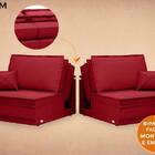 Sofá Opium 1,80m Sem Caixa, Retrátil E Reclinável Velosuede V