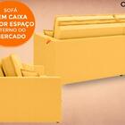 Sofá Opium 2,00m Sem Caixa, Retrátil E Reclinável Velosuede C