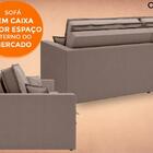 Sofá Opium 2,00m Sem Caixa, Retrátil E Reclinável Velosuede M