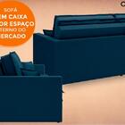 Sofá Opium 2,00m Sem Caixa, Retrátil E Reclinável Velosuede P