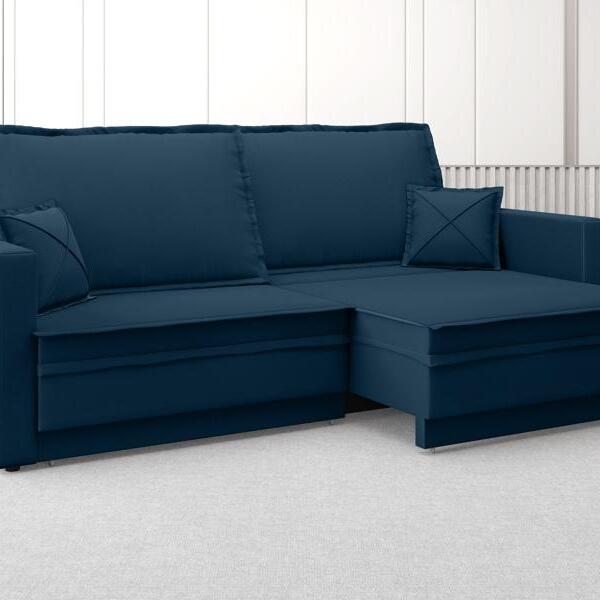 Sofá Opium 2,20m Sem Caixa, Retrátil E Reclinável Velosuede P