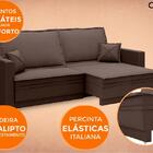 Sofá Opium 2,60m Sem Caixa, Retrátil E Reclinável Velosuede C