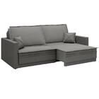 Sofá Opium 2,60m Sem Caixa, Retrátil E Reclinável Velosuede C