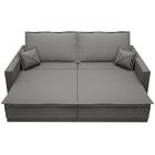 Sofá Opium 2,60m Sem Caixa, Retrátil E Reclinável Velosuede C