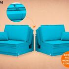 Sofá Opium 2,60m Sem Caixa, Retrátil E Reclinável Velosuede T