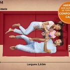 Sofá Opium 2,60m Sem Caixa, Retrátil E Reclinável Velosuede V