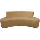 Sofá Orgânico 02 Lugares 150cm Mônaco Bouclé Camel Claro - Ne