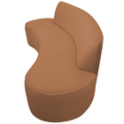 Sofá Orgânico 03 Lugares 180cm Mônaco Bouclé Terracota - Next