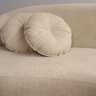 Sofá Orgânico 2 Lugares C/2 Almofadas Curvo Sala Recepção Ams