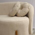 Sofá Orgânico 2 Lugares C/2 Almofadas Curvo Sala Recepção Ams