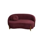 Sofá Orgânico 2 Lugares C/2 Almofadas Curvo Sala Recepção Ams