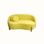 Sofá Orgânico 2 Lugares C/2 Almofadas Curvo Sala Recepção Ams