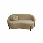 Sofá Orgânico 2 Lugares C/2 Almofadas Curvo Sala Recepção Ams