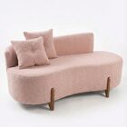 Sofá Orgânico 2 Lugares C/2 Almofadas Curvo Sala Recepção Lun