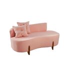 Sofá Orgânico 2 Lugares C/2 Almofadas Curvo Sala Recepção Lun