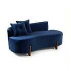 Sofá Orgânico 2 Lugares C/2 Almofadas Curvo Sala Recepção Lun