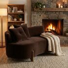 Sofá Orgânico 2 Lugares C/2 Almofadas Curvo Sala Recepção Lun