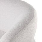 Sofá Orgânico 3 Lugares 200cm Zoe Espresso Móveis Off White