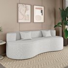 Sofá Orgânico À Vácuo 3 Lugares Charles Magic Branco