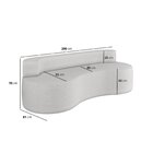 Sofá Orgânico À Vácuo 3 Lugares Charles Magic Branco