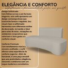 Sofá Orgânico Curvo Feijão Sala Elegante 3 Lugares Recepção C