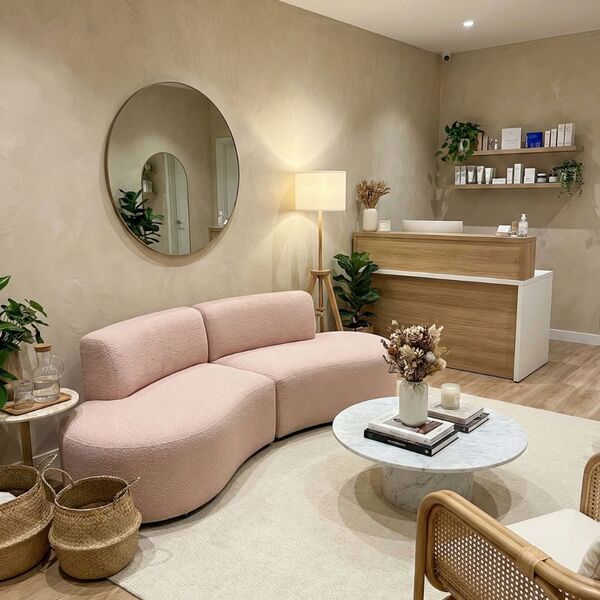 Sofá Orgânico Módulo Curvo Savana Boucle - Montanari's Decor