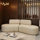 Sofá Orgânico Módulo Curvo Savana Corino Modena - Montanari's