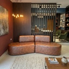 Sofá Orgânico Módulo Curvo Savana Corino Modena Ocre - Montan