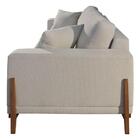 Sofá Orion 2,10m Linho Linho Bege Claro