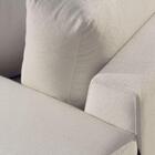 Sofá Orion 2,10m Linho Linho Bege Claro