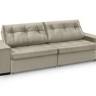 Sofá Orion - Retrátil / Reclinável 220 Cm- Linho Marfim
