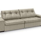 Sofá Orion - Retrátil / Reclinável 220 Cm- Veludo Marfim