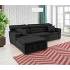 Sofá Orlando 2.20x2.10m Com Chaise, Retrátil E Reclinável - P