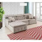 Sofá Orlando 2.80x2.10m Com Chaise, Retrátil E Reclinável - A