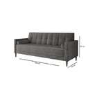 Sofá Oscar 3 Lugares – Legacy Sofas - Cinza Escuro