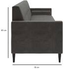 Sofá Oscar 3 Lugares – Legacy Sofas - Cinza Escuro