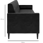 Sofá Oscar 3 Lugares – Legacy Sofas - Preto