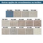 Sofá Oslen Ozki 182 Cm Madeira Eucalipto Cedro Tecido Azul Co