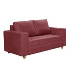 Sofá Ouro Preto 2 lugares Bordô