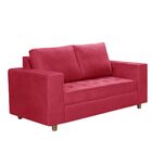 Sofá Ouro Preto 2 lugares Vermelho