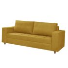 Sofá Ouro Preto 3 lugares amarelo