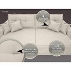 Sofá Palermo 1,80m Retrátil E Reclinável Velosuede Areia - Ne