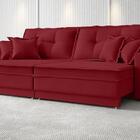 Sofá Palermo 2,00m Assento Retrátil E Reclinável Velosuede Ve