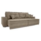 Sofá Palermo 2,00m Retrátil E Reclinável Velosuede Capuccino