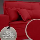 Sofá Palermo 2,40m Assento Retrátil E Reclinável Velosuede Ve