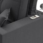 Sofá Palermo 2,40m Retrátil E Reclinável Linho Soft Grafite -