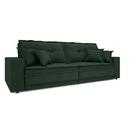 Sofá Palermo 2,40m Retrátil E Reclinável Velosuede Verde - Ne