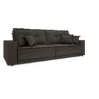 Sofá Palermo 2,60m Retrátil E Reclinável Velosuede Chocolate