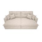 Sofá Palermo 2,80m Retrátil E Reclinável Velosuede Areia - Ne