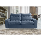 Sofá Palermo 4 Lugares 2,30 Metros Veludo - 24 Marinho